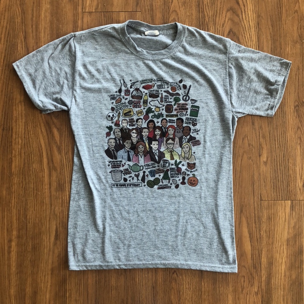 NWOT! The Office Michael Scott and Dundee Mifflin Gang Graphic Tee